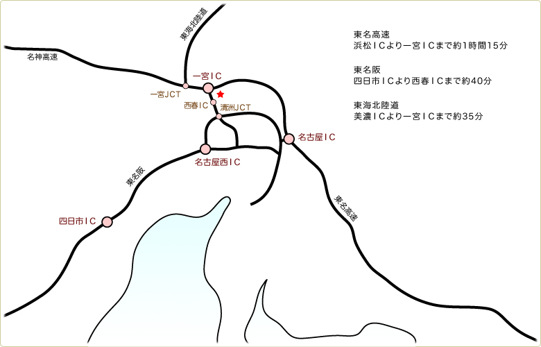 自動車をご利用の場合